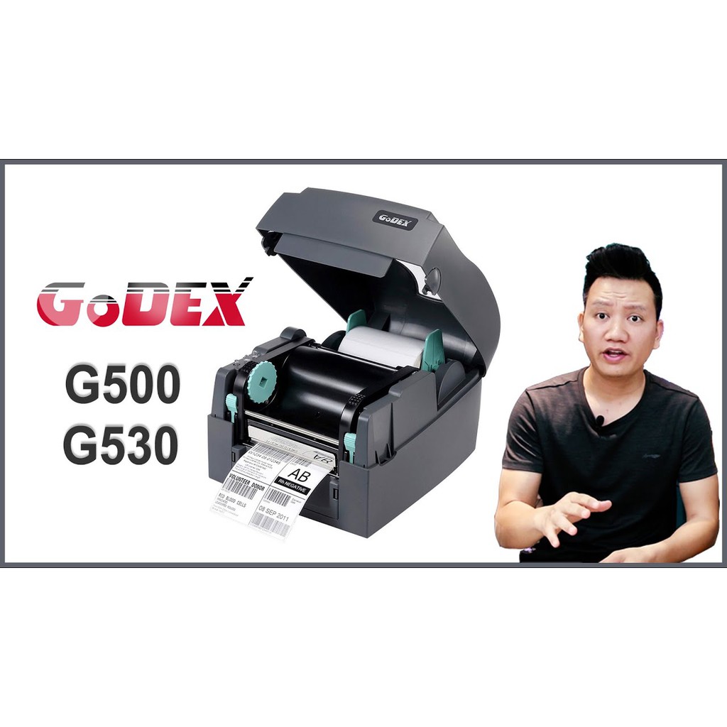 Máy in tem mã vạch dPos GoDEX G530 300dpi - G500 203dpi in tem nhãn tem phụ chuyên dụng sử dụng mực ribbon chuyên dụng | BigBuy360 - bigbuy360.vn