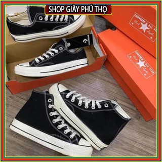 Giày thể thao cv đen cổ cao cổ thấp ⚡️full box bill⚡️ nam nữ siêu hot full box