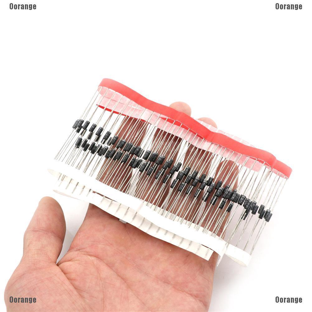 Bộ 100 Diode do-41 Linh Kiện 1n4007 1A