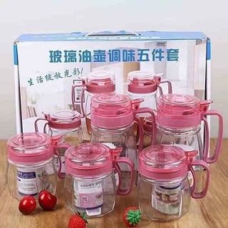 Hũ thủy tinh đựng gia vị