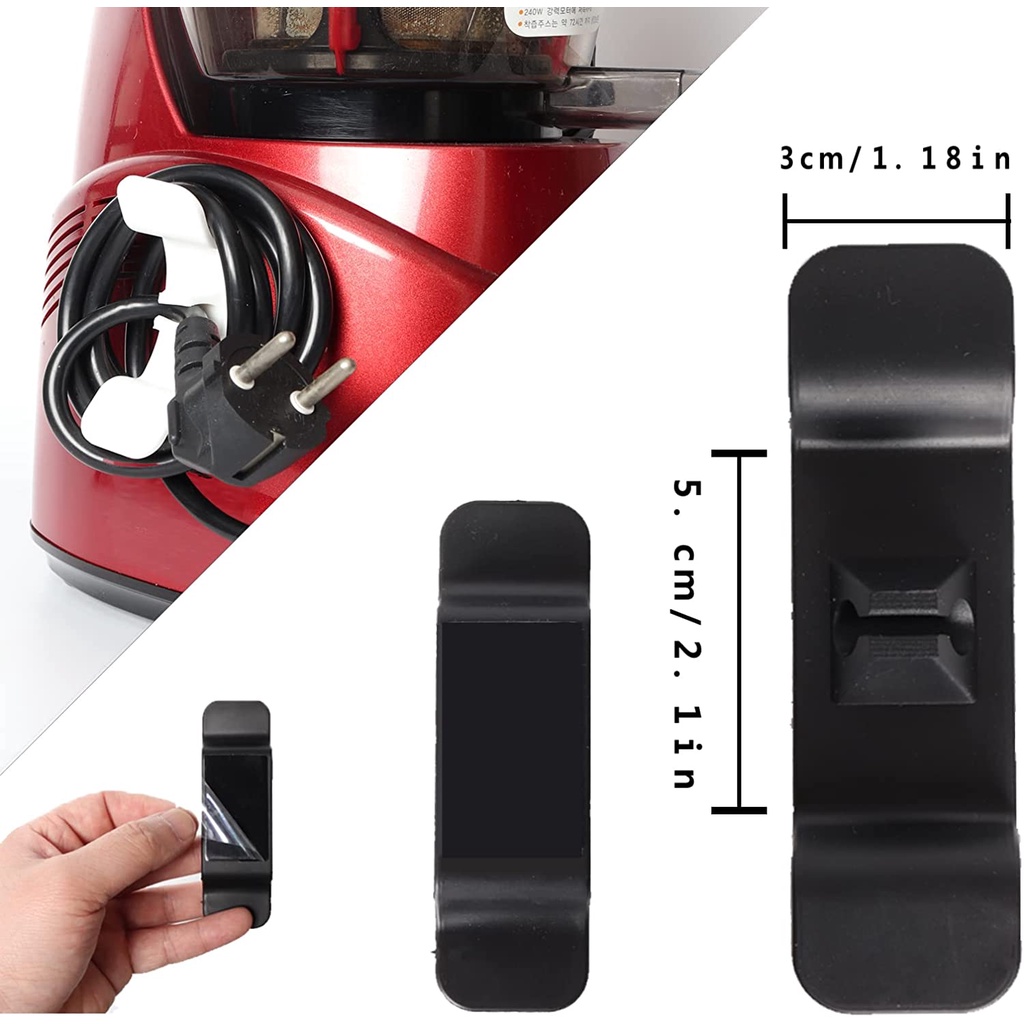 Bộ 2 Giá Đỡ Quấn Dây Cáp Gọn Gàng Tiện Dụng Cho Nhà Bếp