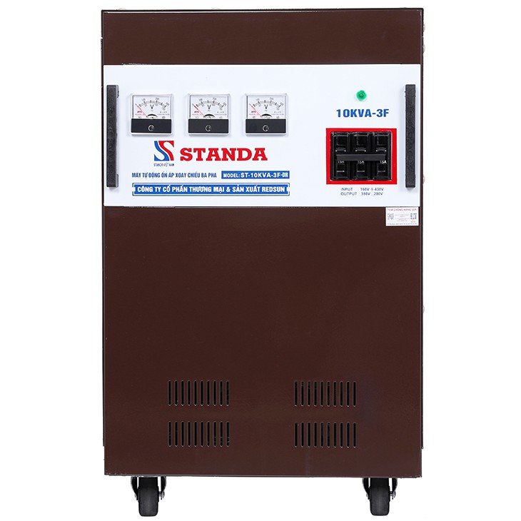 Ổn Áp Standa 10KVA 3 Pha Dải 160-430V Chính Hãng