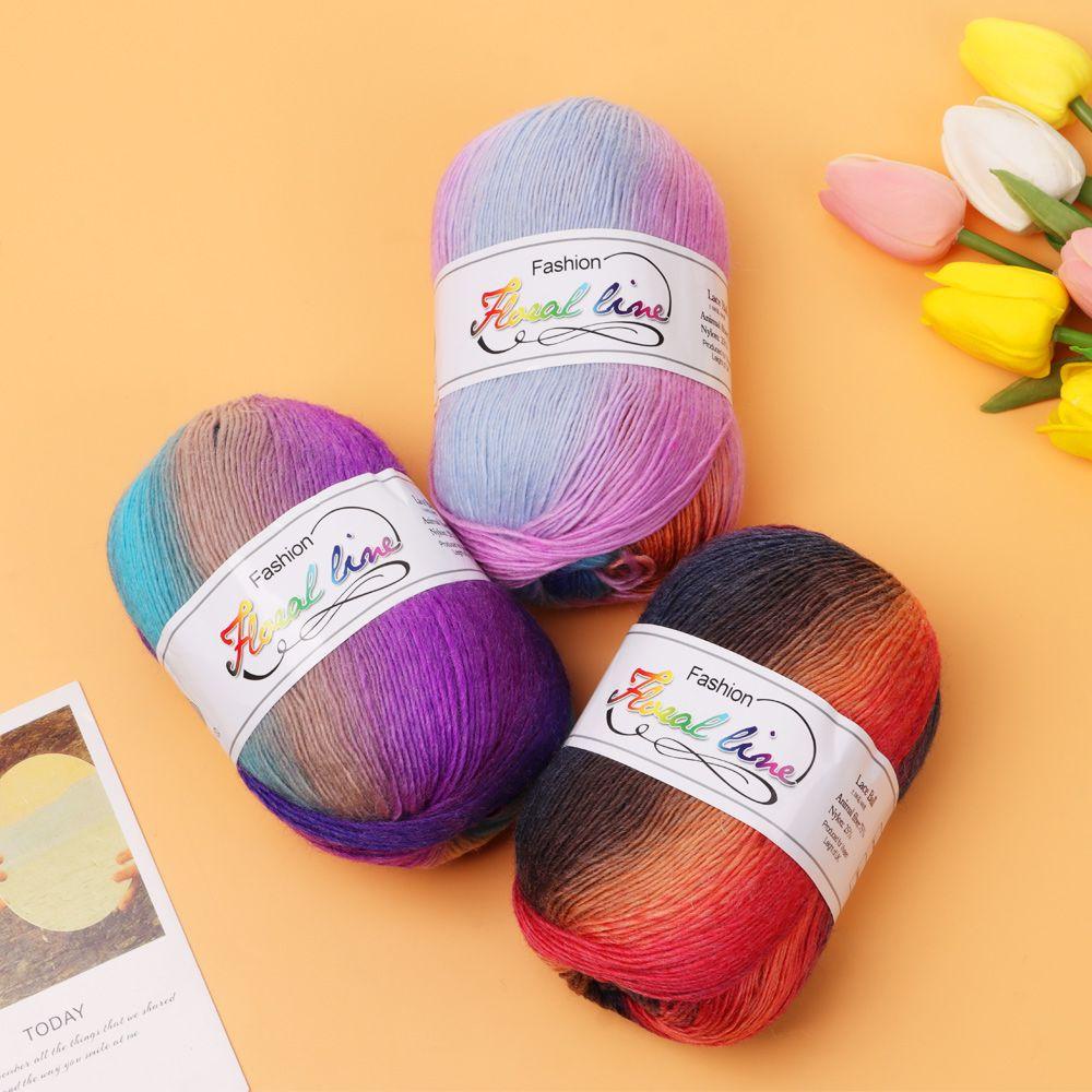 Cuộn Len Đan Sợi Màu Gradient Sáng Tạo