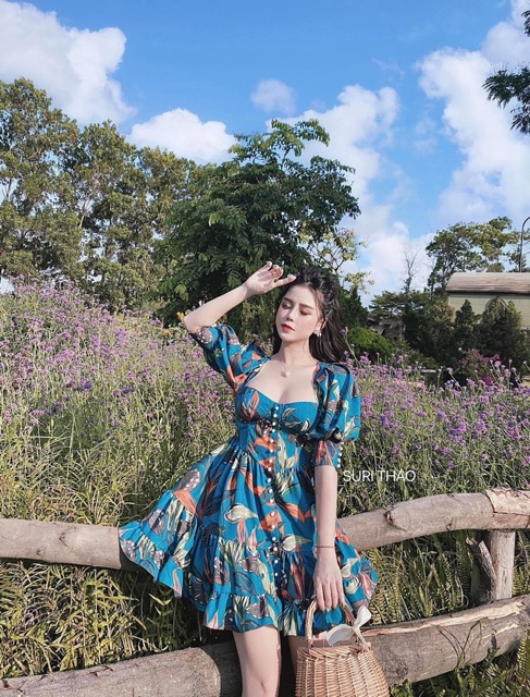 Đầm hoạ tiết #Bigsize 60kg =>90kg | BigBuy360 - bigbuy360.vn