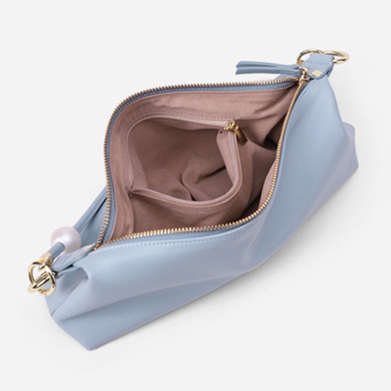 Túi đeo vai/xách tay kích thước lớn phối ngọc trai thời trang cho nữ IELGY