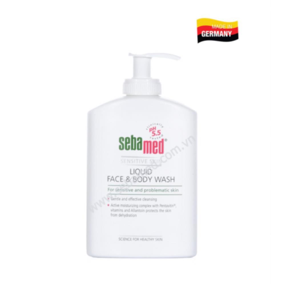 2IN1 - SỮA RỬA MẶT & TOÀN THÂN DA NHẠY CẢM SEBAMED pH5.5 - ĐỨC - 50ML(SEBAMED LIQUID FACE & BODY WASH) | BigBuy360 - bigbuy360.vn