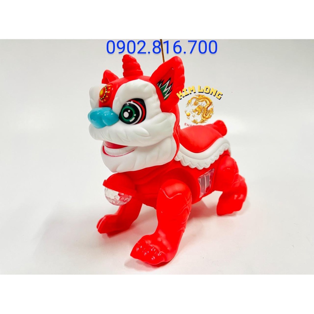 Đồ chơi lồng đèn trung thu hình con lân cho bé trai tặng kèm pin quà tặng trung thu cho bé