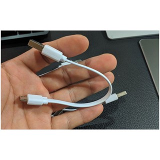 Cáp sạc micro USB loại ngắn 20 cm (dẹt) cao cấp