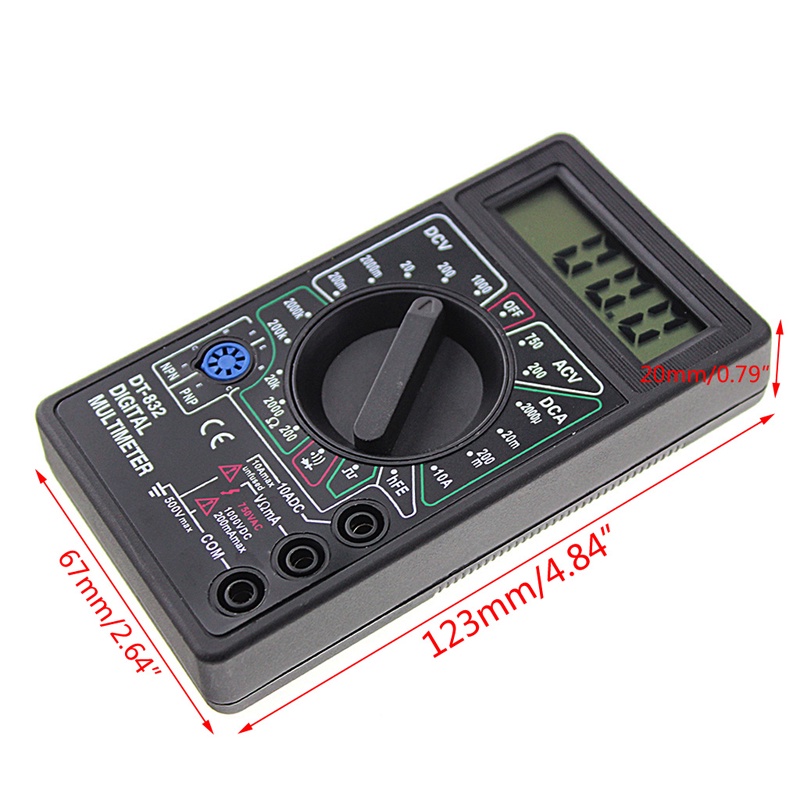 Đồng Hồ Vạn Năng Kỹ Thuật Số DT832 Chuyên Nghiệp
