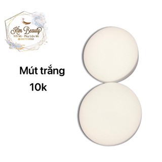 Mút tạo fan mi trắng