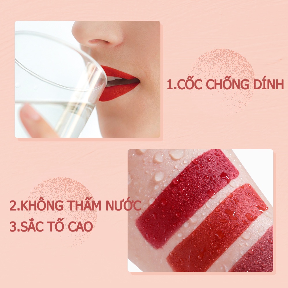Son Kem Lì O.TWO.O Soft Velvet Mist First Love Lip Mud