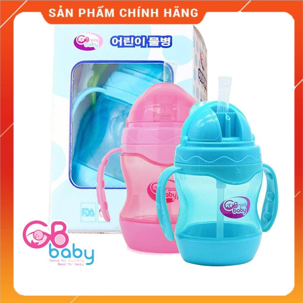 Bình, Cốc  Uống Nước GB Baby (240ml) Chống Sặc Đầu Mềm, Có Ống Hút