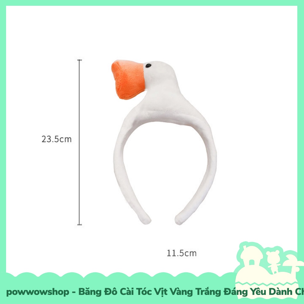 [Sẵn VN - Hỏa Tốc] Băng Đô Cài Tóc Hình Vịt Vui Nhộn Dành Cho Nam Nữ