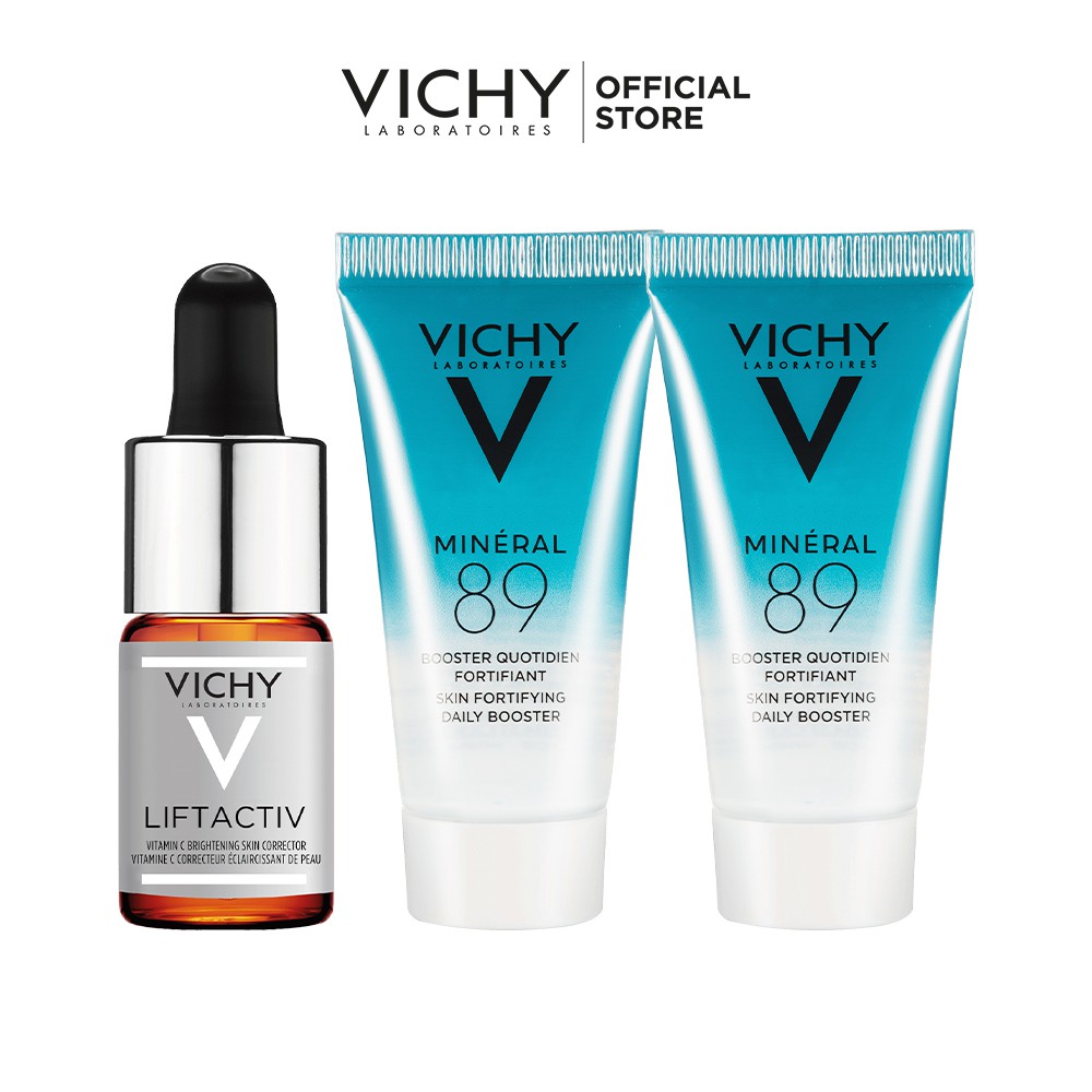 Bộ dưỡng chất (Serum) 15% vitamin C nguyên chất giúp làm sáng da và cải thiện lão hóa Vichy Liftactiv C