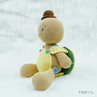 Mr Rùa thú bông len Handmade