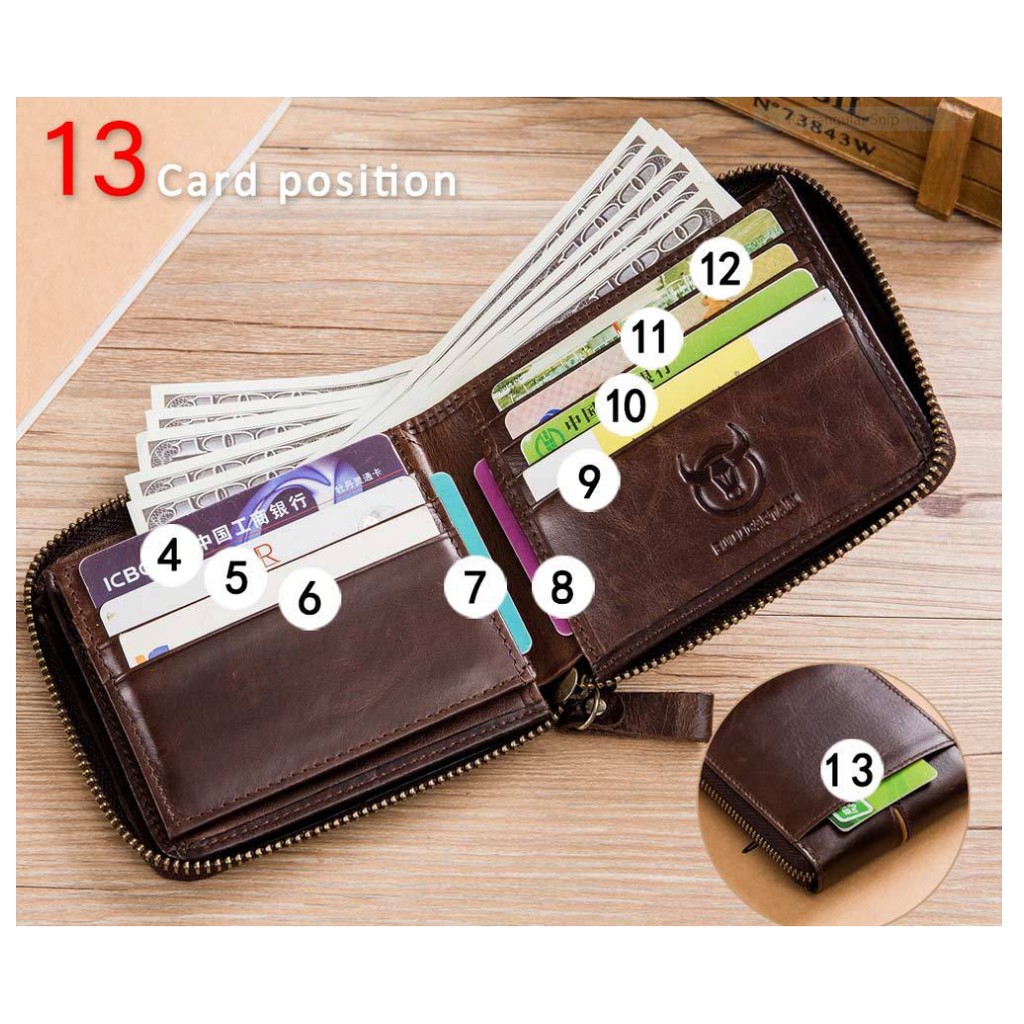 Ví nam da bò cao cấp phong cách mới