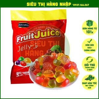 Kẹo dẻo trái cây Fruit Juice Adorable HongKong 360g, kẹo bánh ú siêu ngon