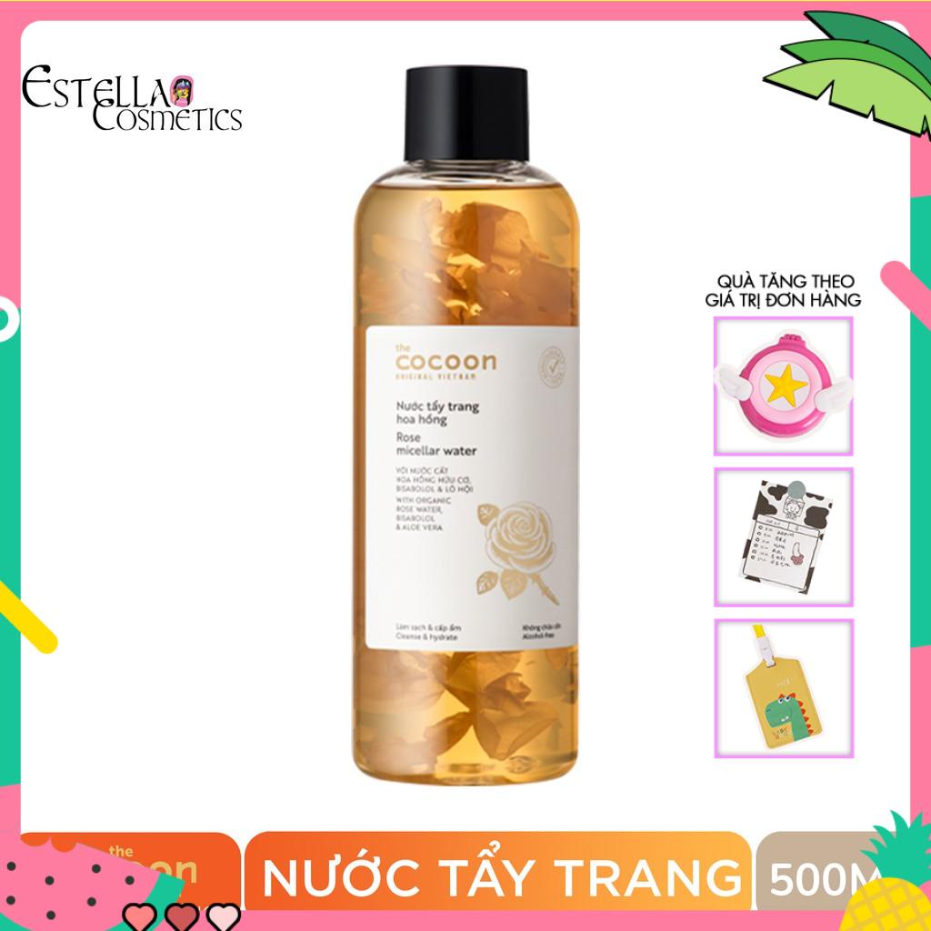 Nước Tẩy Trang Hoa Hồng Cocoon Rose Micellar 500ml