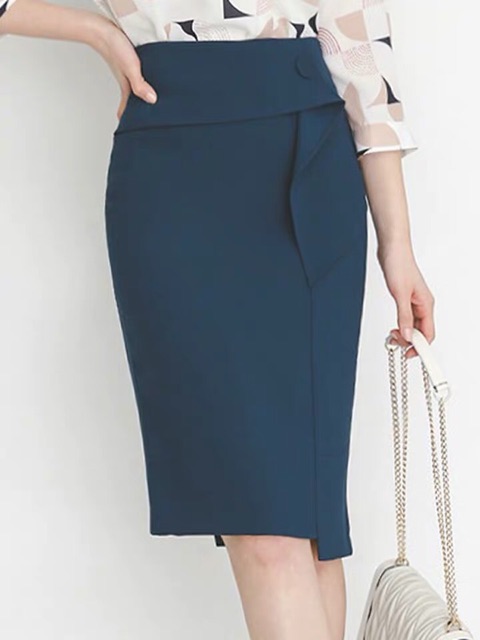 Chân Váy Bút Chì Nhiều Màu chất Liệu Tuyết Mưa gắn bèo | BigBuy360 - bigbuy360.vn