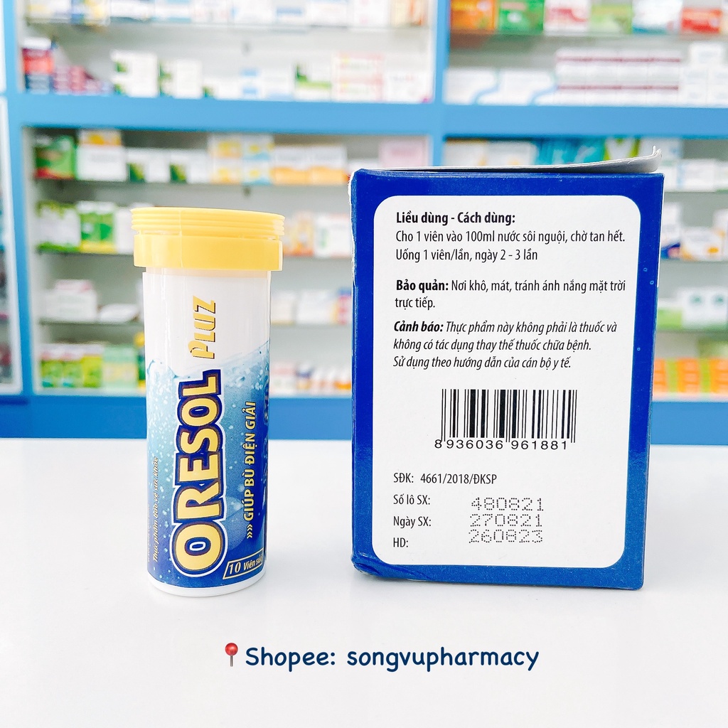 Viên sủi bù điện giải Oresol Pluz