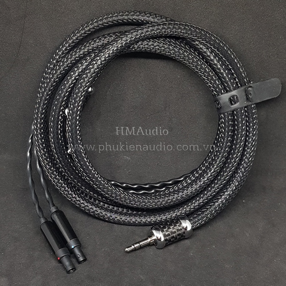 Dây tai nghe đồng OFC bọc chống nhiễu CANARE - Connector Sennheiser HD800 HD800s HD820