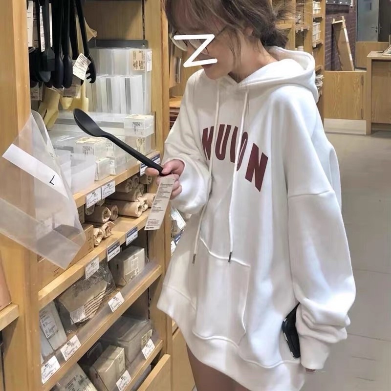 Áo Hoodie Unisex Tay Dài Nỉ Bông Chữ UNUION