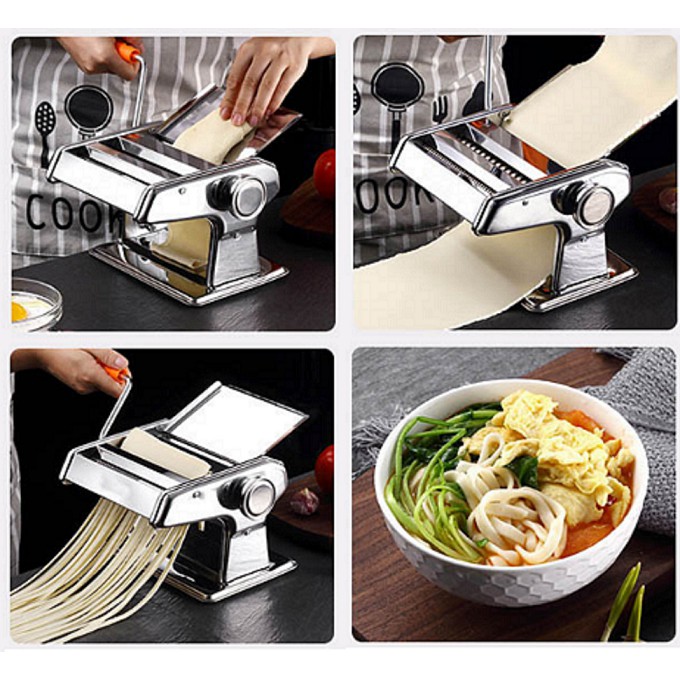 Máy Cán Mì Cắt Mì Gia Đình 2 Lưỡi Cắt