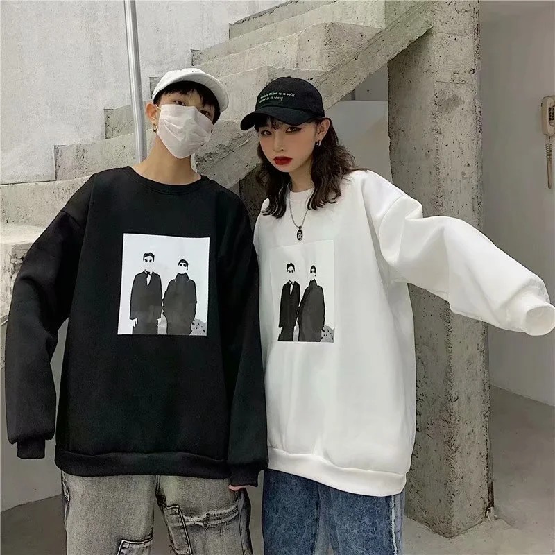 [Video Thật] Áo Sweater/Hoodie Không Cổ Đôi Hình Basic Hình Form Rộng Đẹp Chất Nỉ Unisex Cho Nam Nữ 