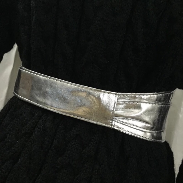 Đai da thắt váy bản to nhiều màu giống cchat clothes