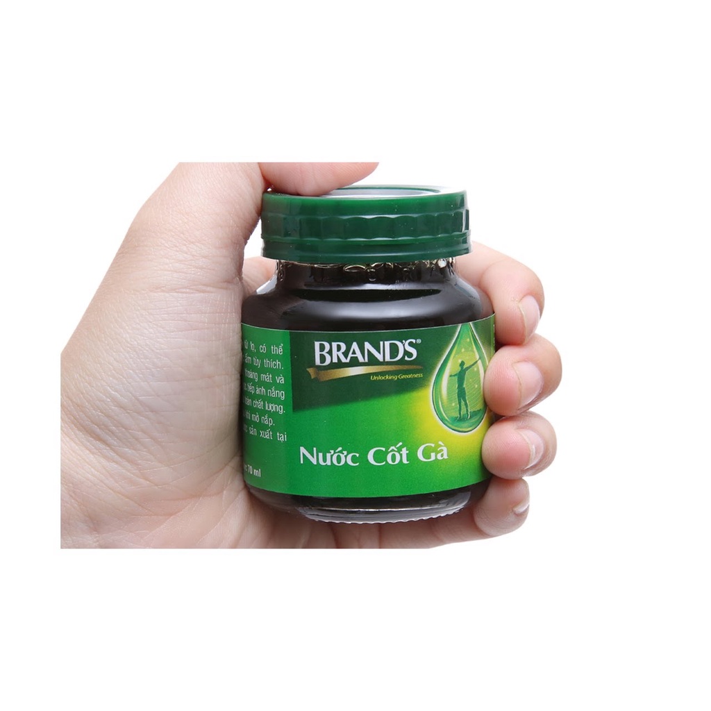 Nước Cốt Gà Brand's 70 ml (6 hủ) Thái lan Date 2024