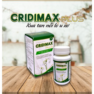 CRIDIMAX PLUS - SẢN PHẨM THẾ HỆ MỚI CỦA CRIDIMAX, hỗ trợ giảm sự tiến triển của u xơ tử cung, vú và tiền liệt tuyến