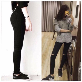 Quần Kaki jean rách gối