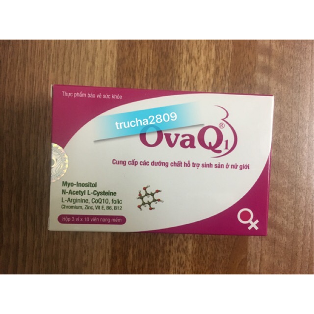 OvaQ1 khoẻ trứng, mang thai tự nhiên