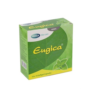 Eugica viên nang xanh (hộp 10 vỉ x 10 viên)