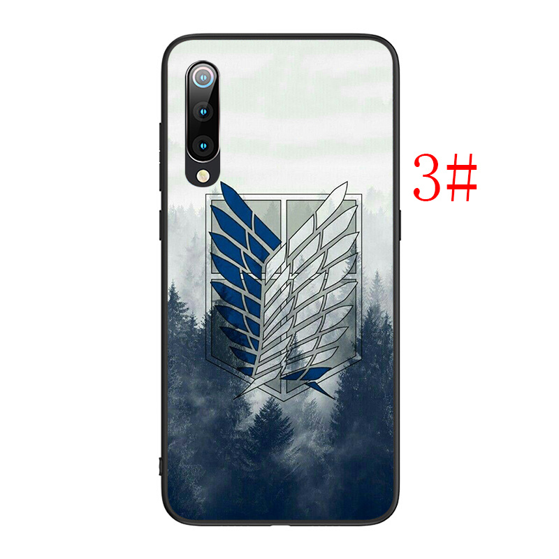 Ốp Lưng Silicone In Hình Attack On Titan Cho Xiaomi Mi A1 A2 A3 Lite 5x 6x F1 Poco X3 Nfc F2 Pro M3