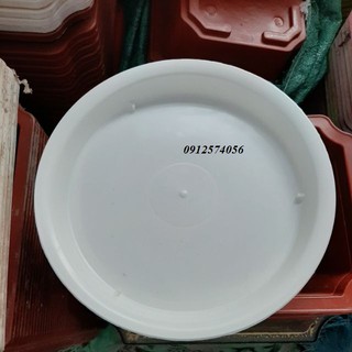 Đĩa lót chậu cây bằng nhựa đường kính lọt đáy 22cm