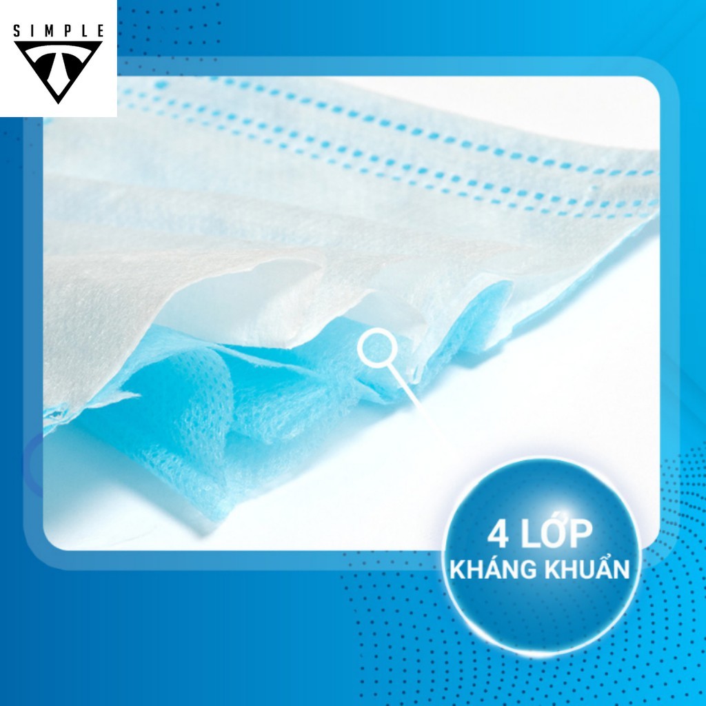 Khẩu trang y tế 24h không đau tai Ela Pro kháng khuẩn 4 lớp có bán lẻ | BigBuy360 - bigbuy360.vn
