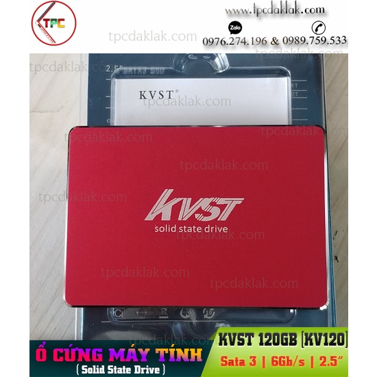 Ổ CỨNG SSD 2.5-INCH 128GB KVST - KVST120G | Ổ CỨNG MÁY TÍNH, LAPTOP SSD2.5" 120GB SATA3 6GB/S KVST | BigBuy360 - bigbuy360.vn