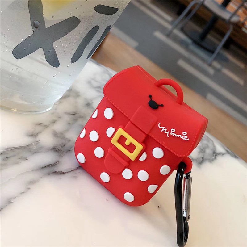 Apple AirPods case Shockproof CUTE Disney Minnie Mickey Donald Duck bag airpods gen 1 2 wireless Bluetooth Earphone Protective Cover