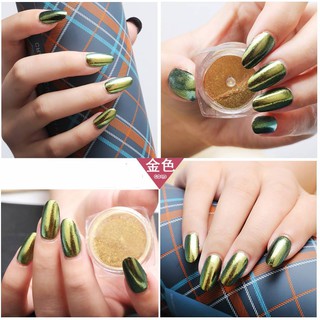 Bột Tráng Gương Nail Vàng + bạc