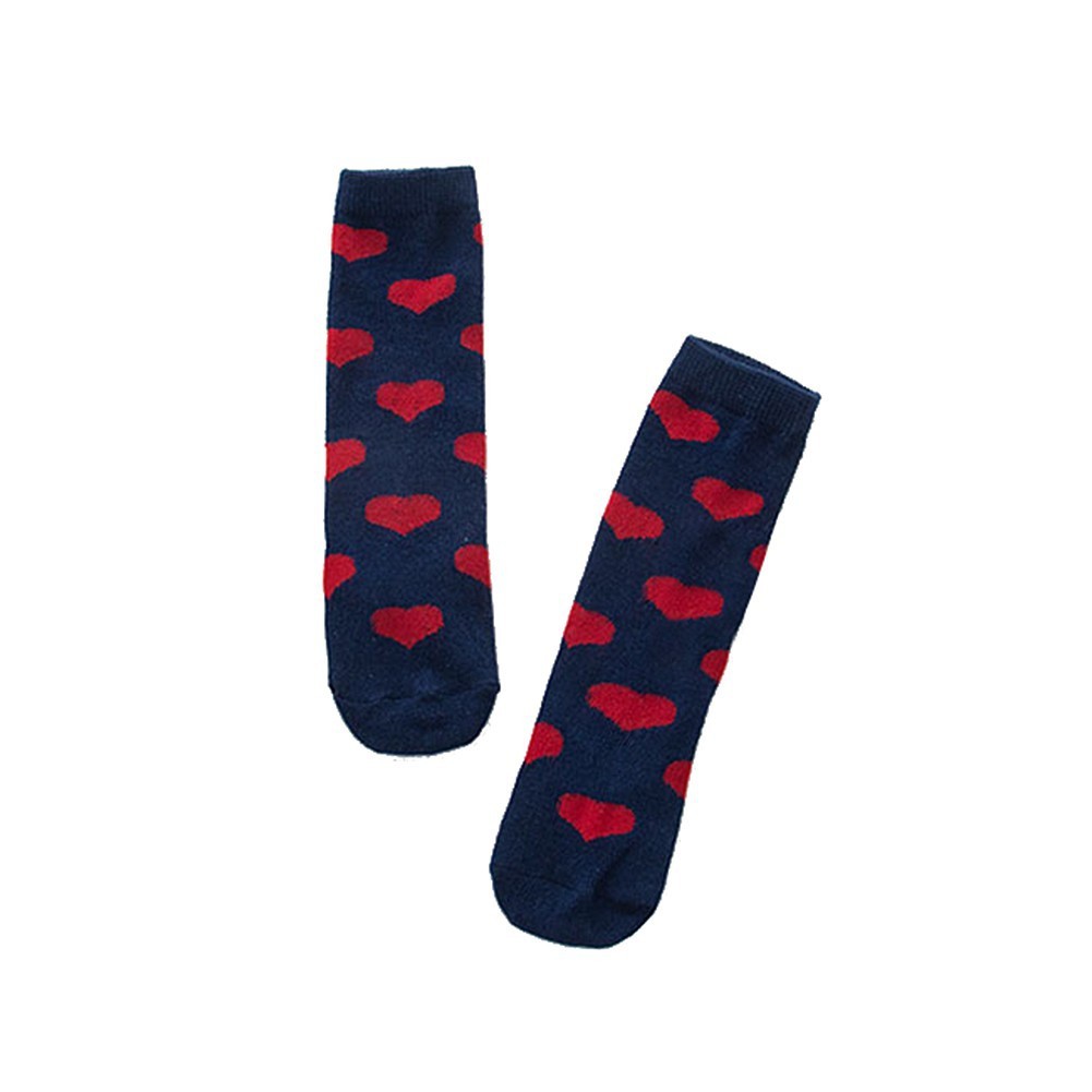 Tất cotton hình trái tim dễ thương cho bé
