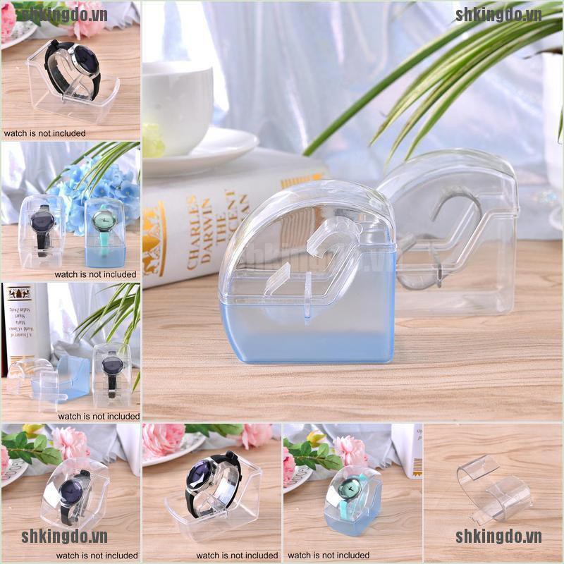 1 Hộp Nhựa Trong Suốt Đựng Đồng Hồ