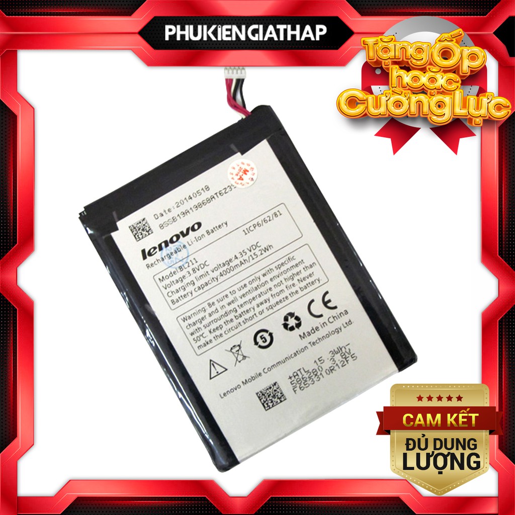 Pin Lenovo P780 (BL211) - 4000mAh