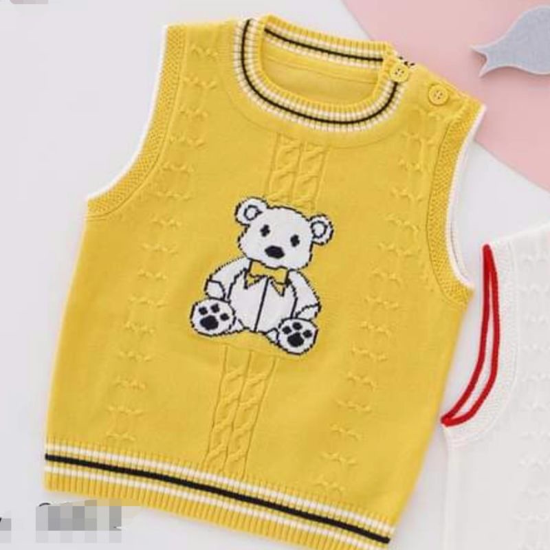Áo gile len dễ thương cho bé 7-15kg hàng Quảng Châu siêu đẹp