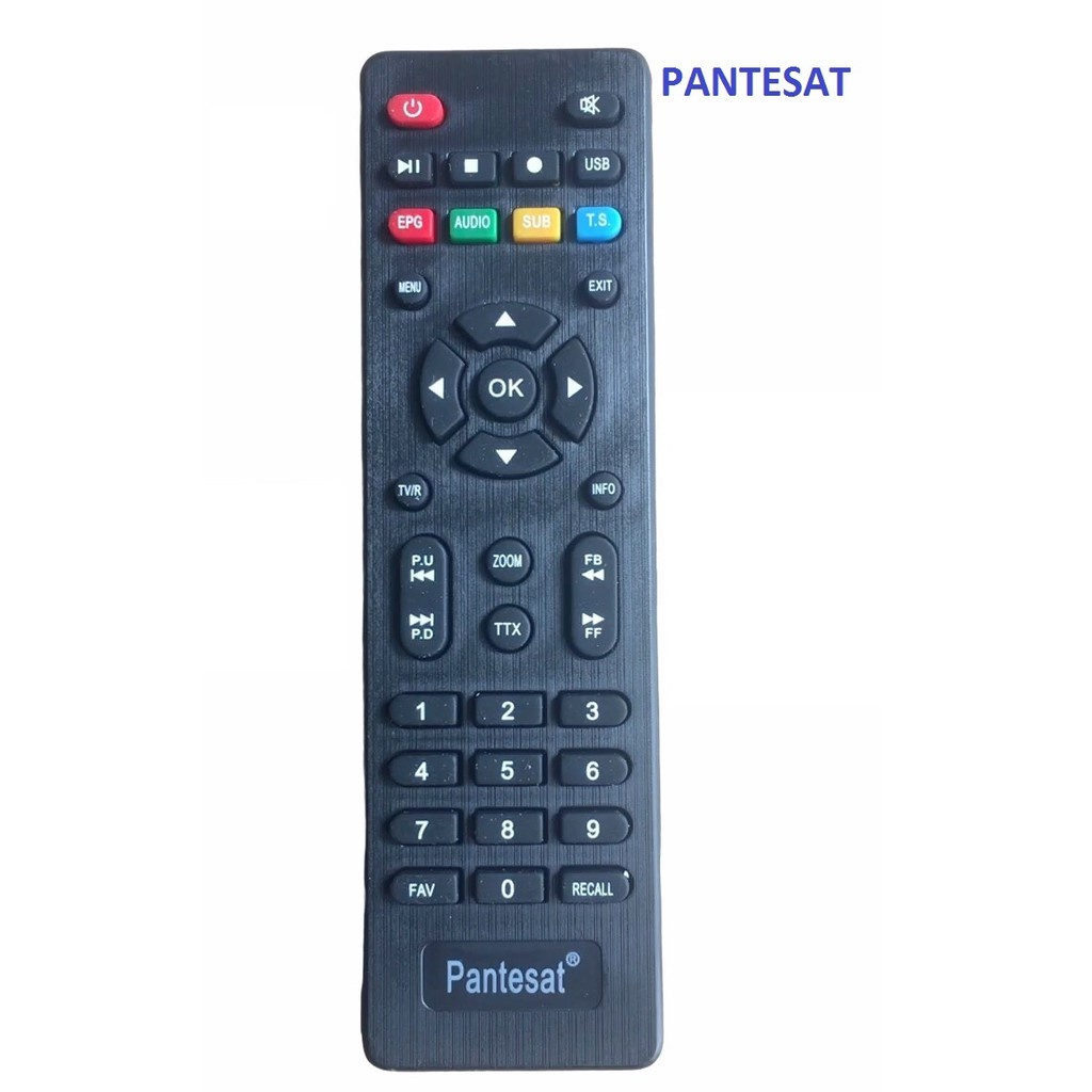 Điều khiển Pantesat - Tặng kèm pin - Remote đầu thu Pantesat loại tốt chất lượng cao