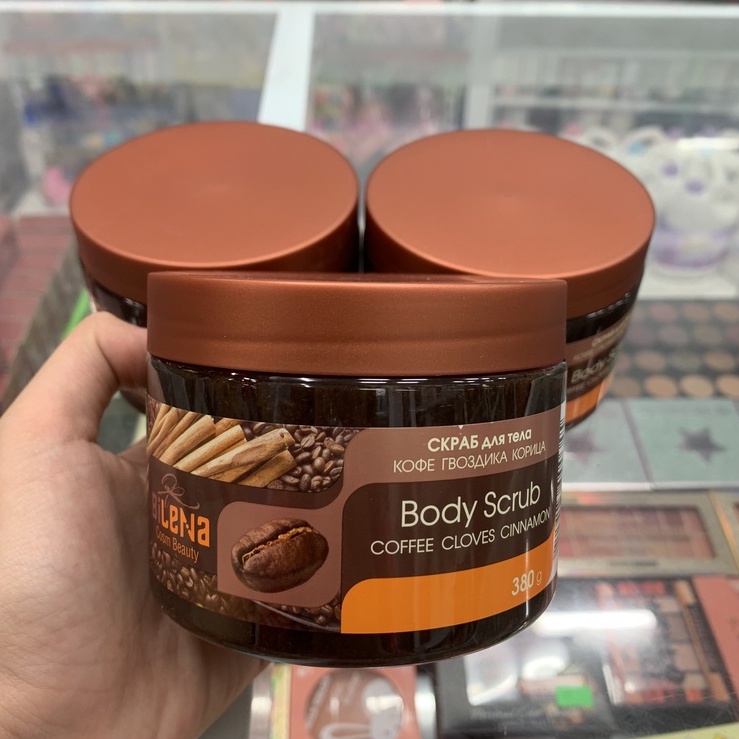 Tẩy Tế Bào Chết Toàn Thân Quế Hồi &amp; Cafe Exclusive Cosmetic Gel Scrub Coffee &amp; Cinnamon (380ml)