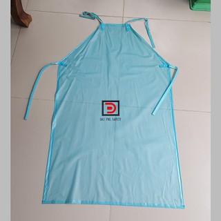 Tạp dề nhựa xanh biển