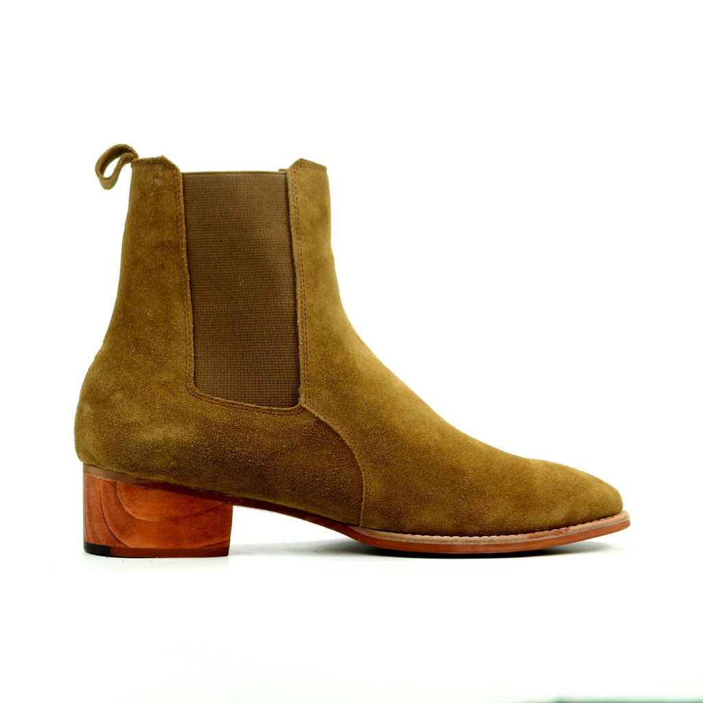 Chelsea boots tobacco high heel August | BigBuy360 - bigbuy360.vn