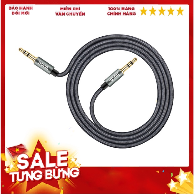 Dây cáp Audio 2 đầu 3.5mm Hoco UPA03 dài 1m bảo hành chính hãng