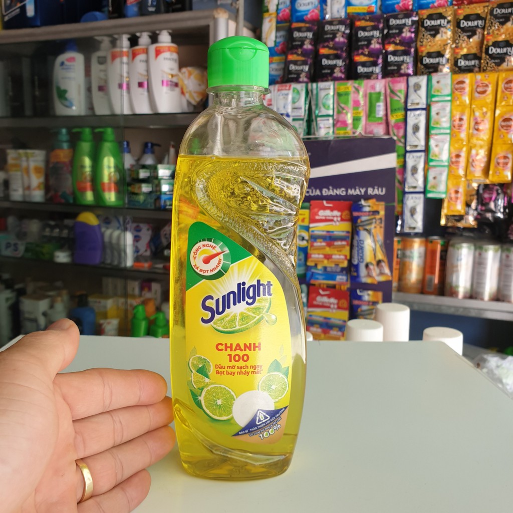 NƯỚC RỬA CHÉN BÁT SUNLIGHT - THIÊN NHIÊN / CHANH CHAI 386ML